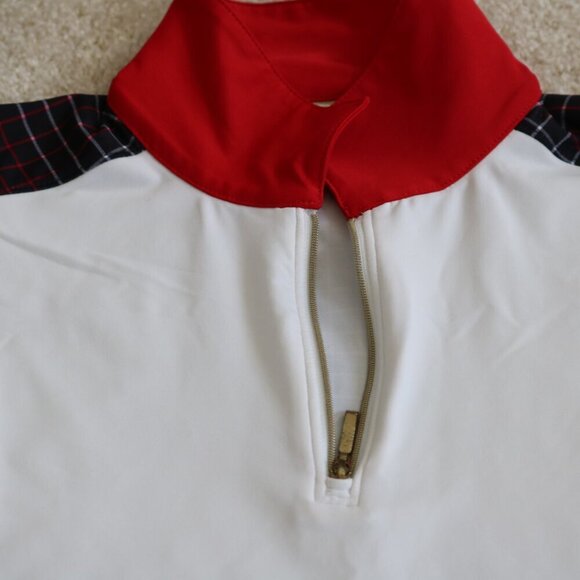 Lady Hagen Red and White Sleeveless Top - Picture 3 of 5